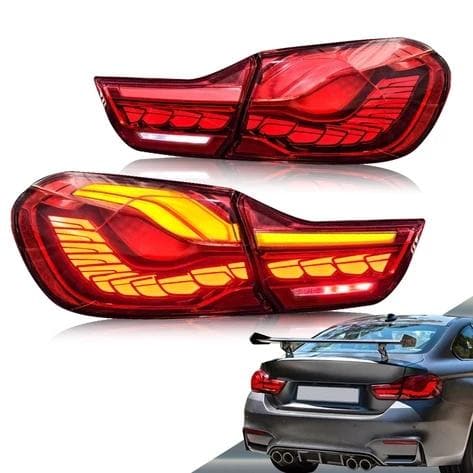 2014-2020 BMW M4 F82 & 4 SERIES GTS OLED SEQUENTIAL TAIL LIGHTS - iilumo