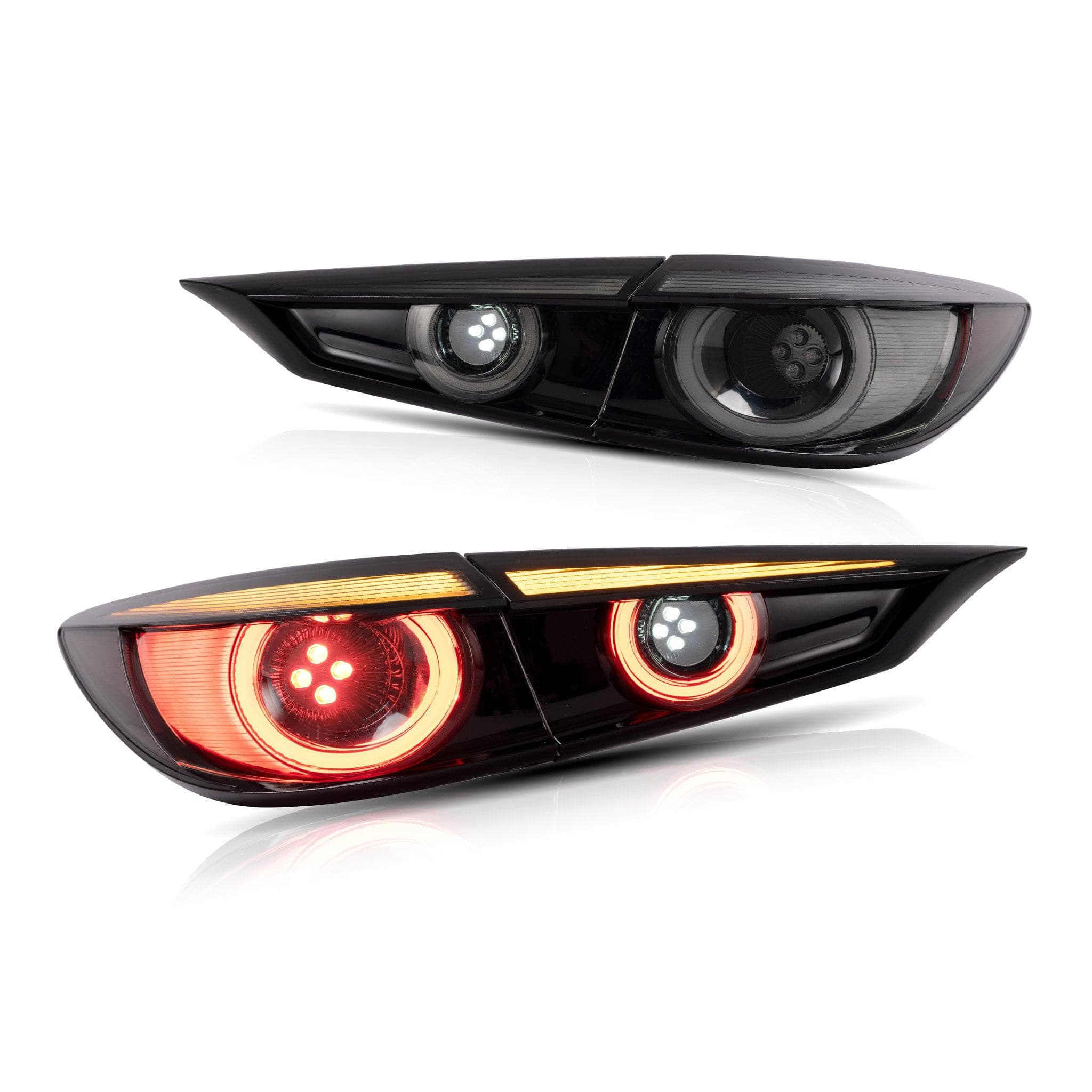 2014-2018 MAZDA 3 SEDAN SEQUENTIAL LED TAIL LIGHTS - iilumo