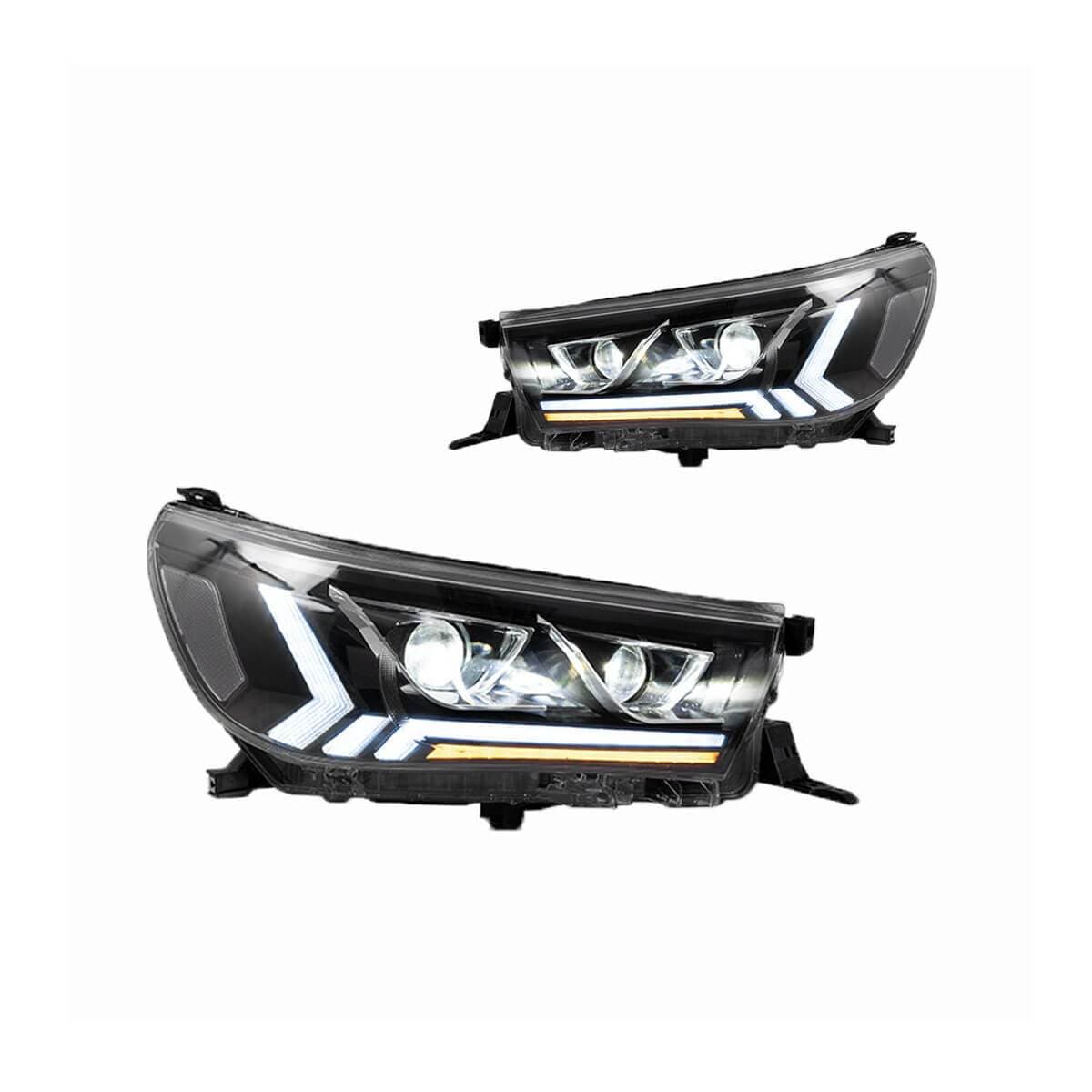 2015-2020 TOYOTA HILUX SEQUENTIAL LED HEADLIGHTS - iilumo