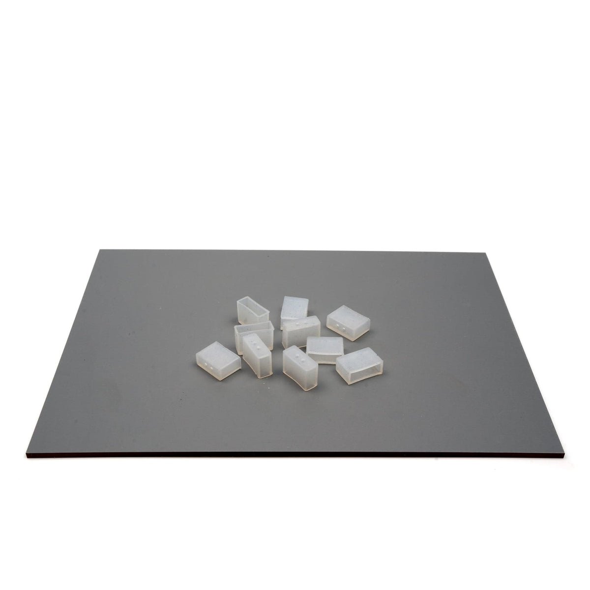 LED STRIP TUBE SILICONE END CAPS - iilumo