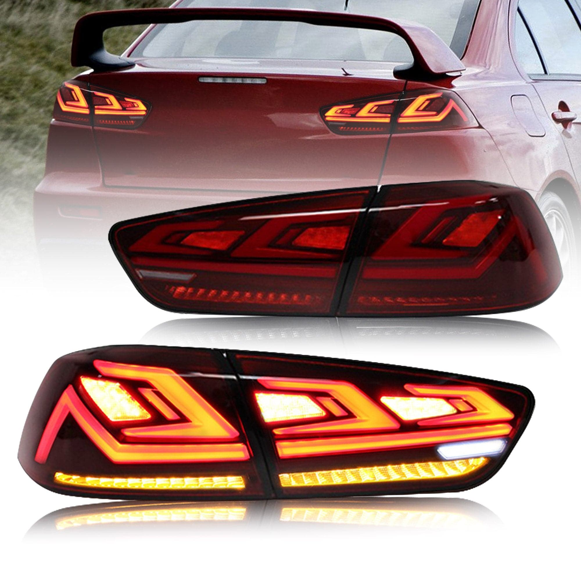 2007-2017 MITSUBISHI LANCER DYNAMIC LED TAIL LIGHTS - iilumo