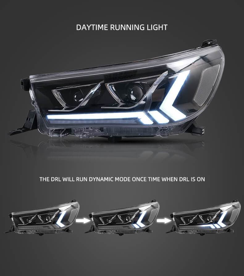 2015-2020 TOYOTA HILUX SEQUENTIAL LED HEADLIGHTS - iilumolab