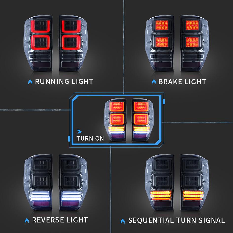 2011-2022 FORD RANGER LED SEQUENTIAL TAIL LIGHTS
