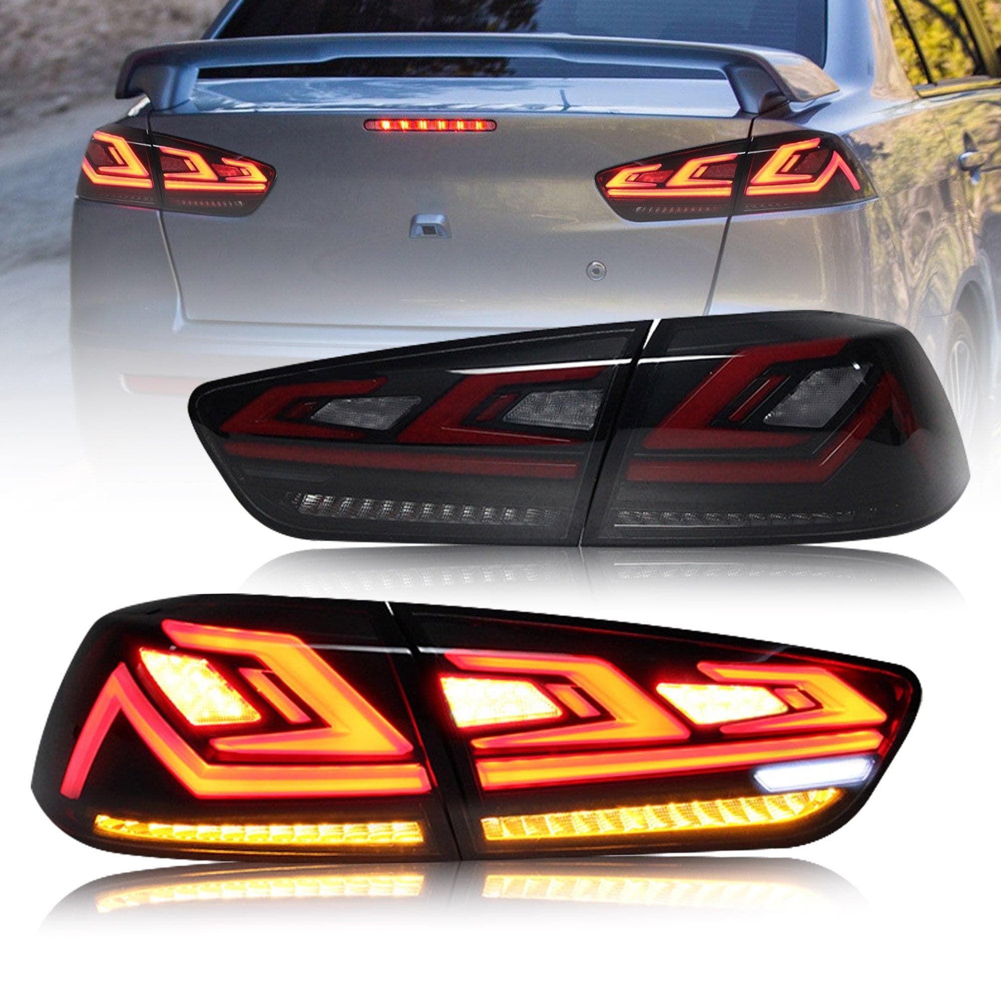 2007-2017 MITSUBISHI LANCER DYNAMIC LED TAIL LIGHTS - iilumo