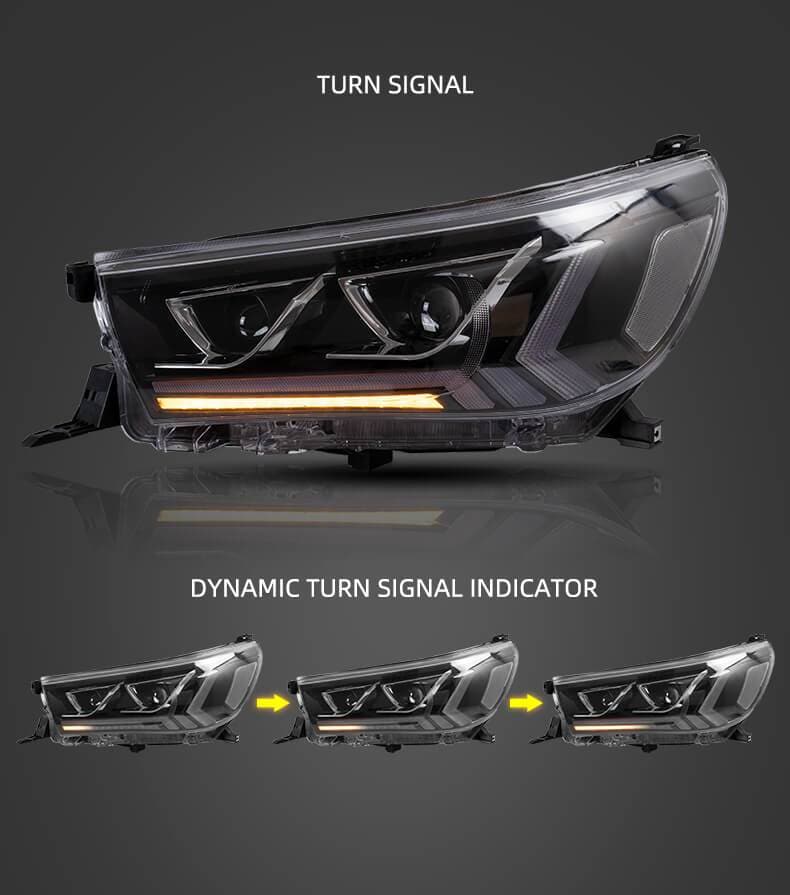 2015-2020 TOYOTA HILUX SEQUENTIAL LED HEADLIGHTS - iilumolab