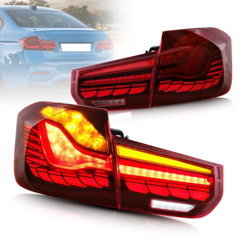 2012-2018 BMW F80 F30 F35 3 SERIES OLED SEQUENTIAL TAIL LIGHTS - iilumo