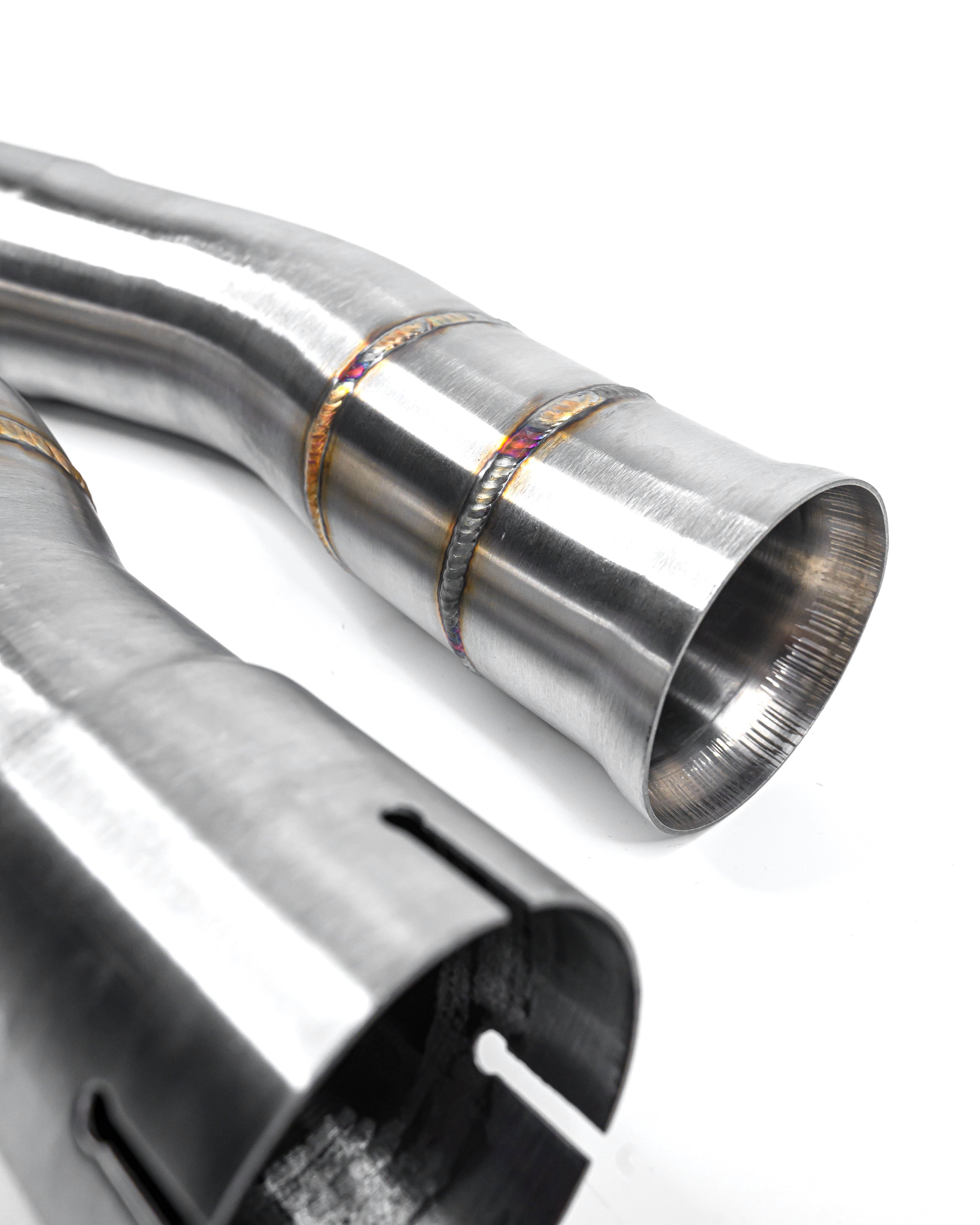 IILUMOLAB BMW M3 G80 G81 M4 G82 G83 3.5" HIGH FLOW SINGLE MIDPIPE - iilumolab