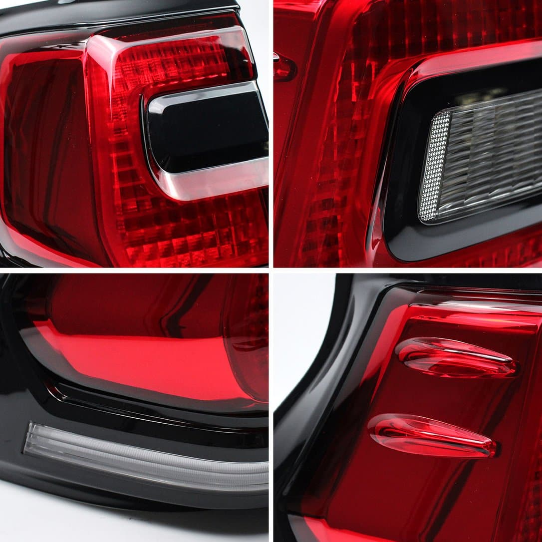 2010-2017 TOYOTA LAND CRUISER PRADO SEQUENTIAL LED TAIL LIGHTS - iilumo