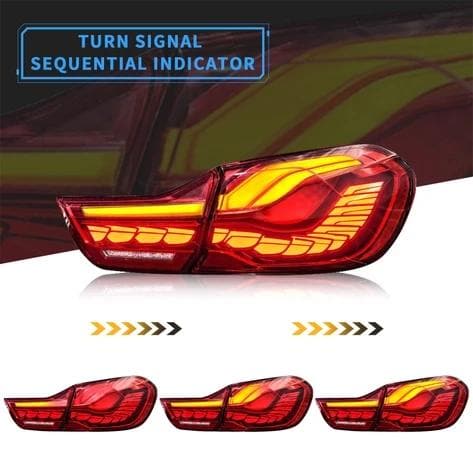 2014-2020 BMW M4 F82 & 4 SERIES GTS OLED SEQUENTIAL TAIL LIGHTS - iilumo