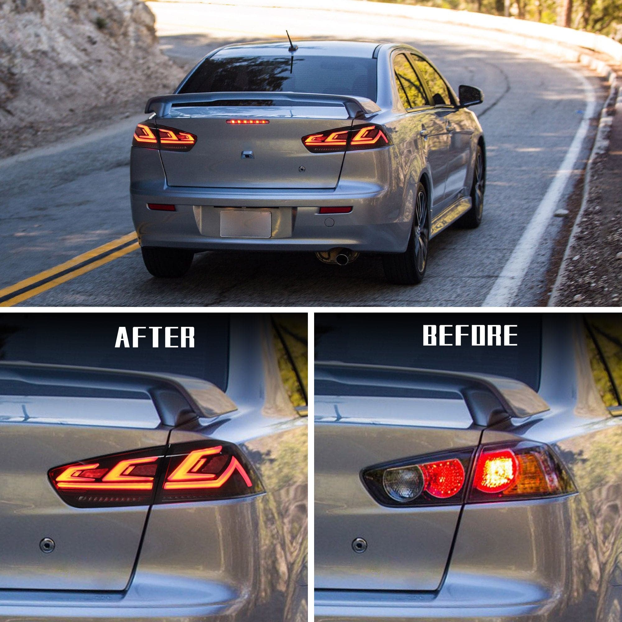 2007-2017 MITSUBISHI LANCER DYNAMIC LED TAIL LIGHTS - iilumo