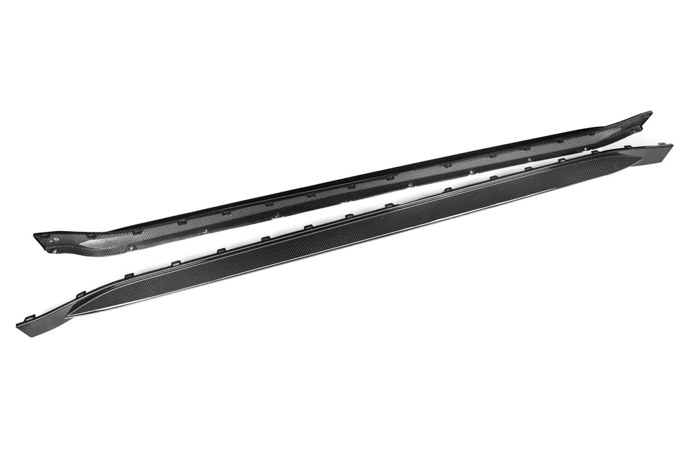 OEM STYLE PRE PREGGED DRY CARBON SIDE SKIRTS FOR BMW M4 G82 G83 2020+ - iilumolab