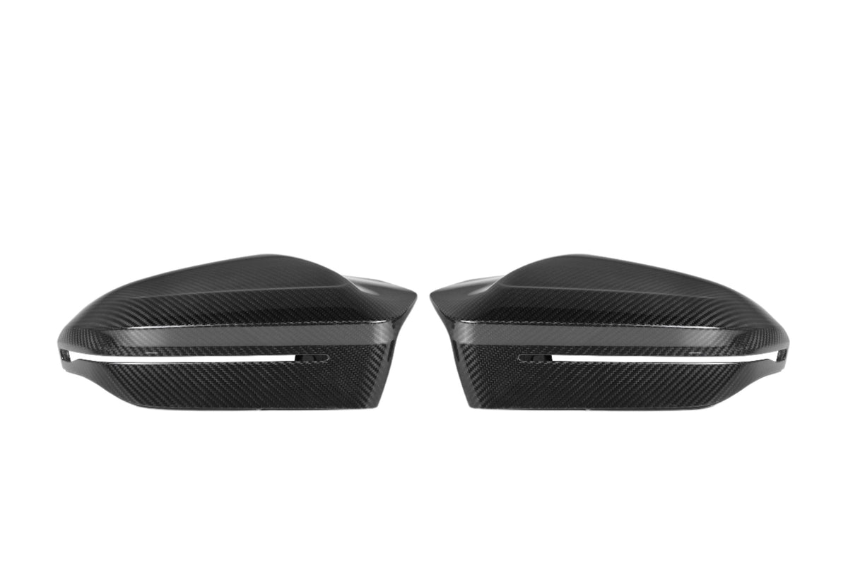 M Performance Style Pre Pre Pregged Carbon Fiber Mirror Caps for BMW 5 Series G60 / M5 G90 G99 2023+