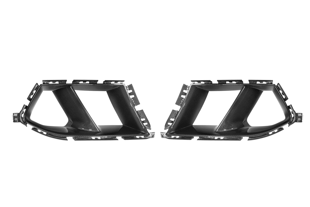 M Performance Style Pre Pregged Dry Carbon Front Ducts for BMW M3 G80 G81 / M4 G82 G83 2020+ - iilumolab