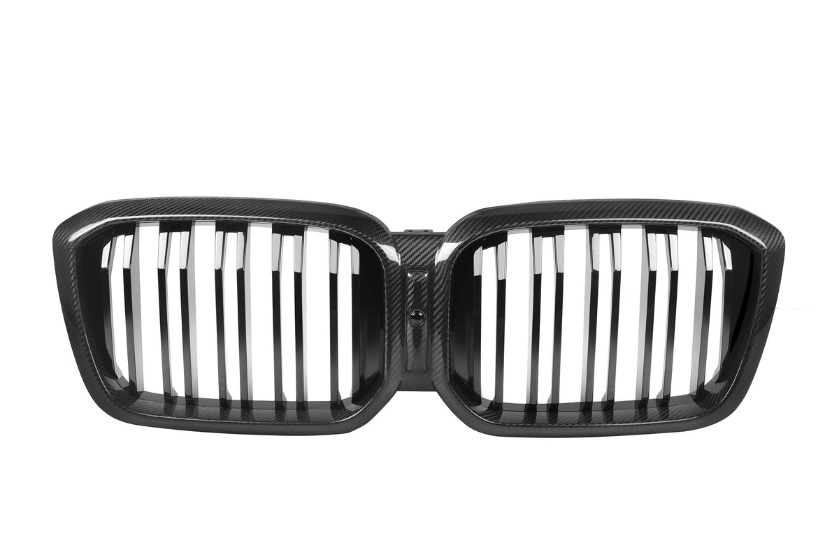 M Performance Style Pre Pregged Dry Carbon Fiber Grille (Dual Slat) for BMW X3 G01 / X4 G02 LCi 2022+