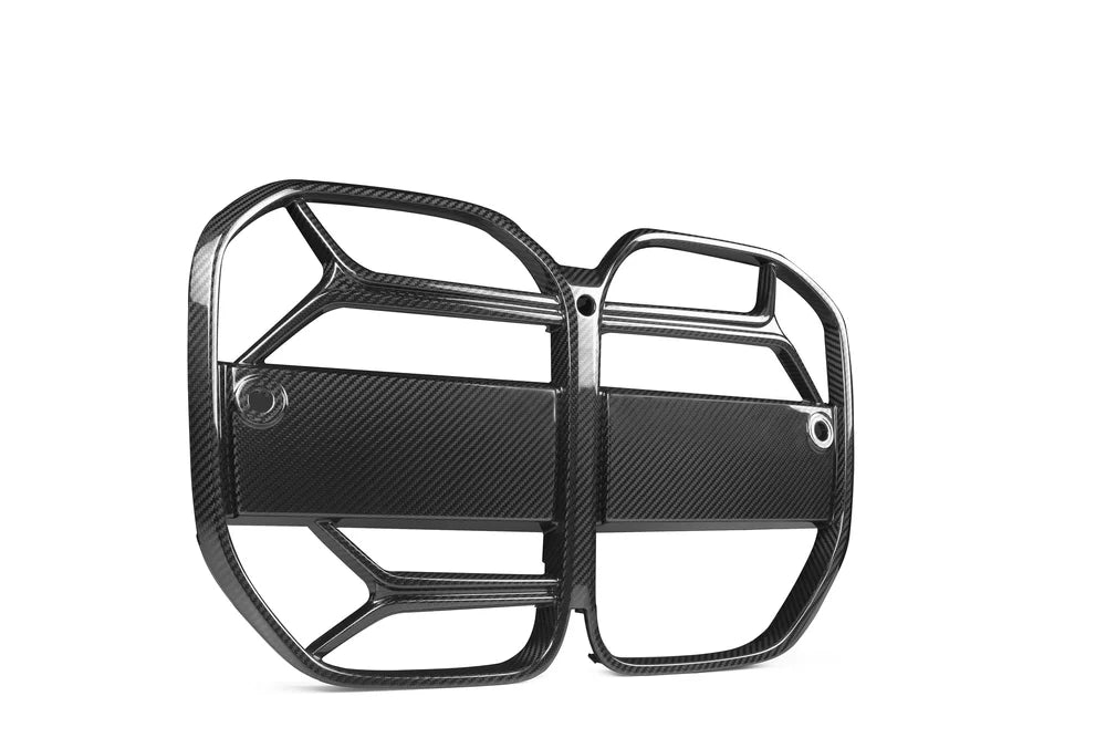 CSL Style Pre Pregged Dry Carbon Fiber Grille for BMW 4 Series G22 G23 With ACC 20+ - iilumolab