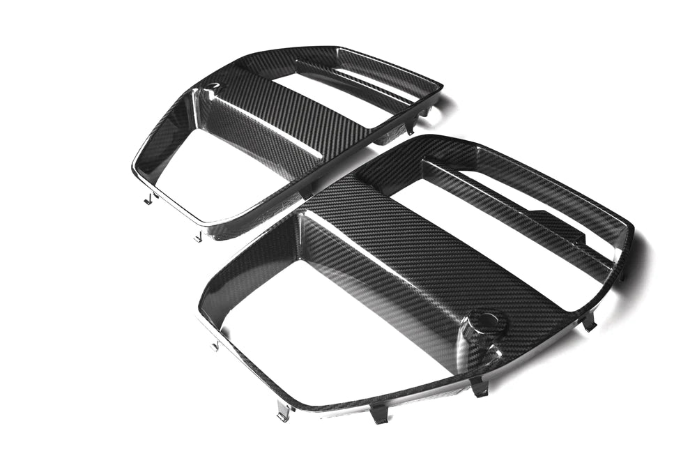 VORSTEINER STYLE PRE PREGGED DRY CARBON GRILLE FOR BMW M3 G80 G81 / M4 G82 G83 20+ - iilumolab