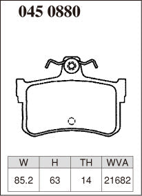 DIXCEL Rear Brake Pads for Rover MGF (RD18K) - 1.8 / 1.8 VVC - iilumolab