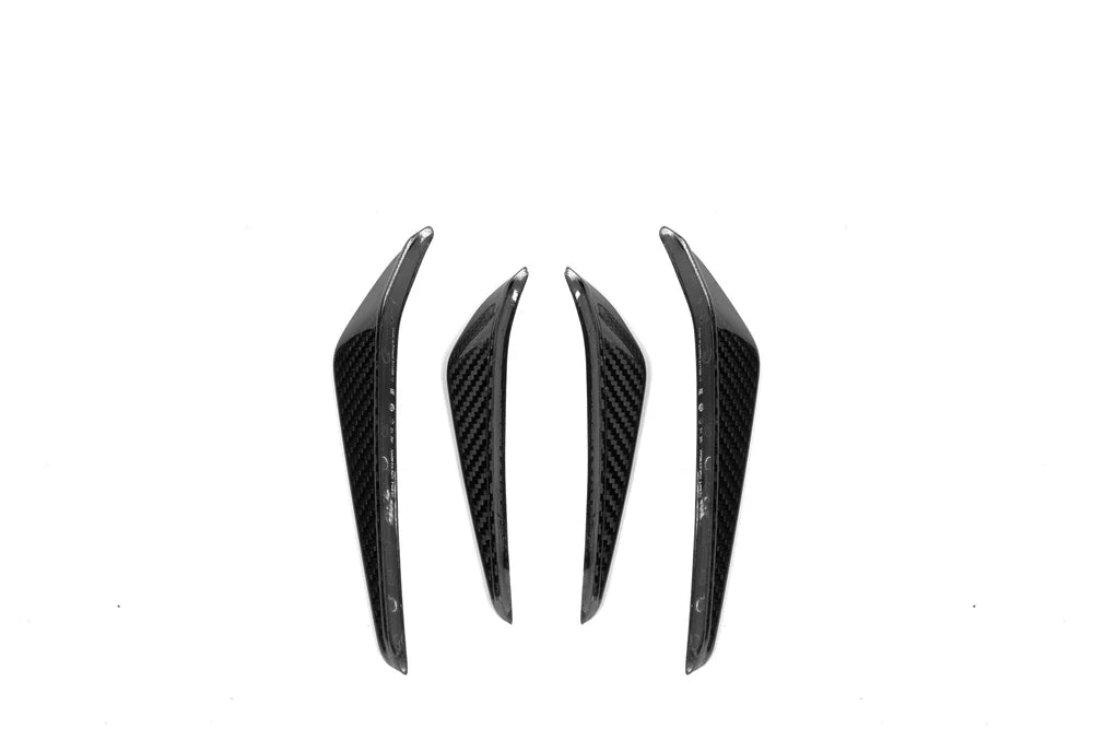 M Performance Style Pre Pregged Dry Carbon Canards for BMW M3 G80 G81 / M4 G82 G83 20+ - iilumolab