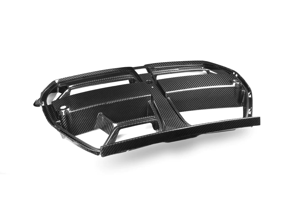 CSL STYLE PRE PREGGED DRY CARBON GRILLE For BMW M3 G80 G81 / M4 G82 G83 WITH ACC 20+ - iilumolab