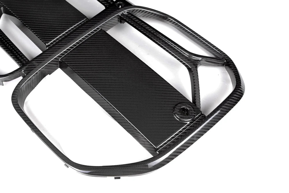 CSL Style Pre Pregged Dry Carbon Fiber Grille for BMW 4 Series G22 G23 With ACC 20+ - iilumolab