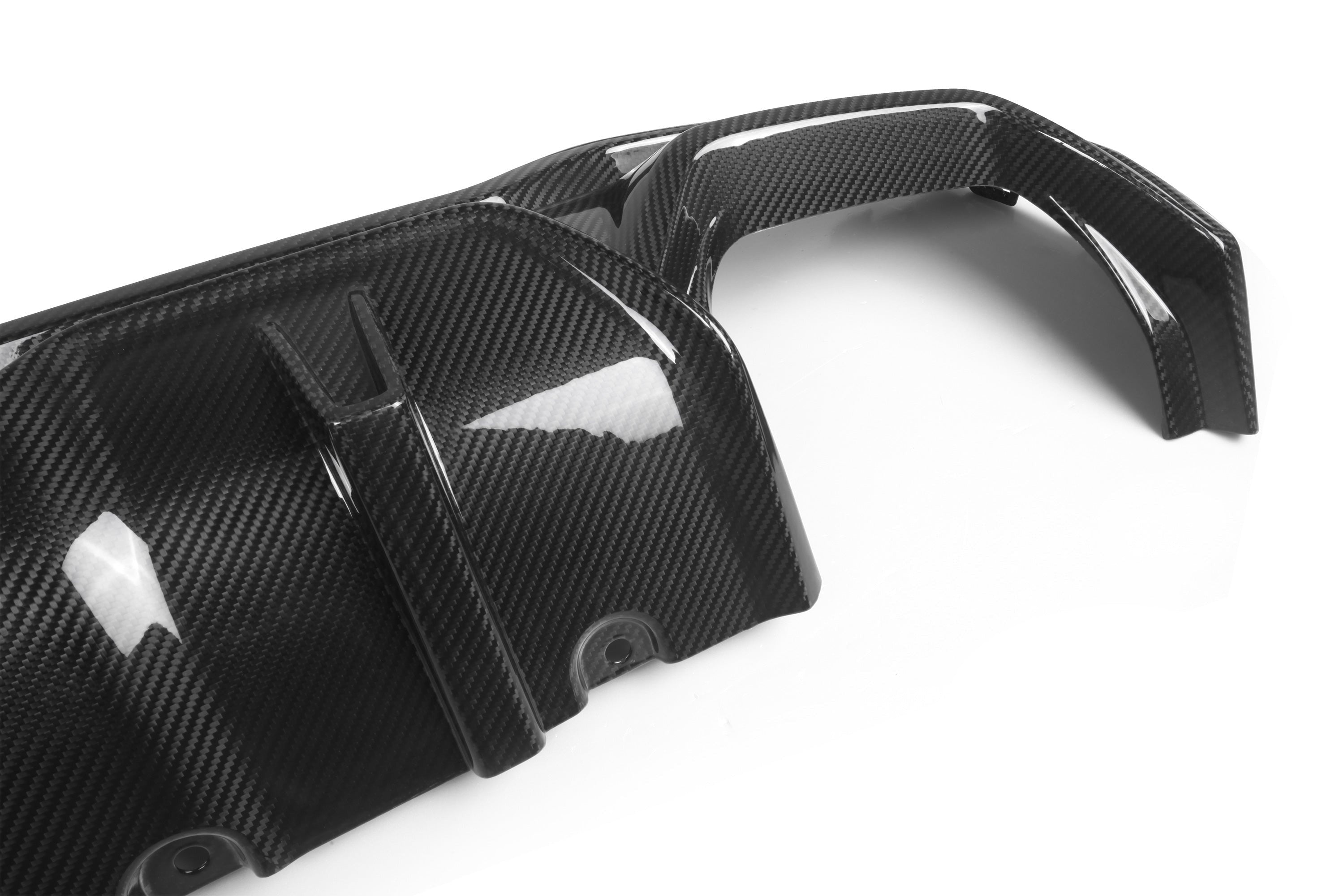 Sooqoo Pre Pregged Dry Carbon Fiber Rear Diffuser for BMW 4 Series G22 G23 2020+