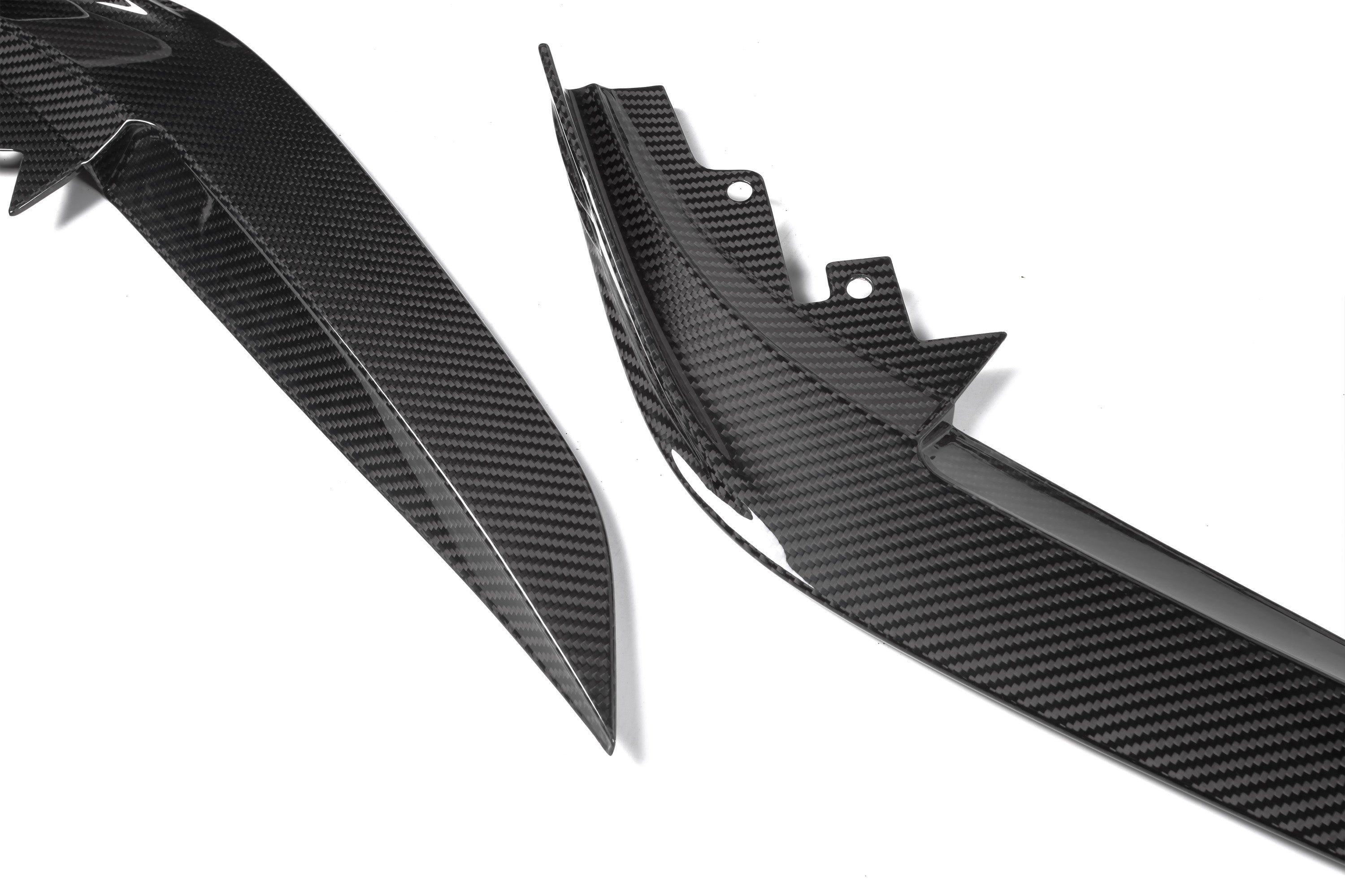 Sooqoo Pre Pregged Dry Carbon Fiber Front Lip for BMW 4 Series G26 2021+