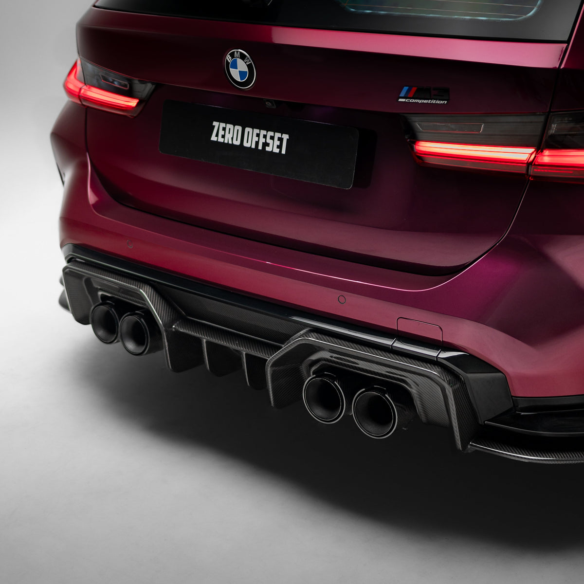 ADRO Dry Carbon Fibre Rear Diffuser V1 for BMW G80 G81 M3 2020+ - iilumolab