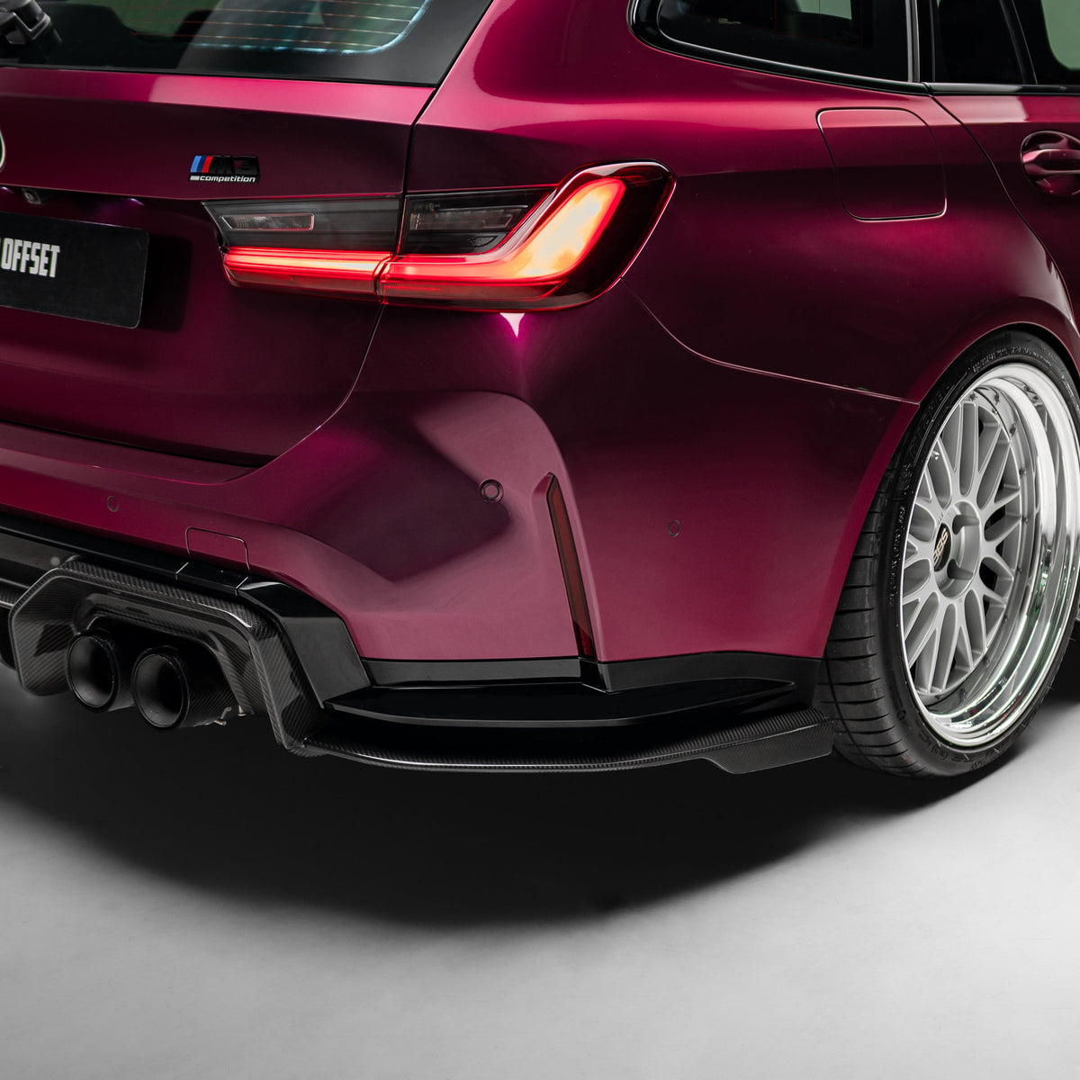 ADRO Dry Carbon Fibre Rear Diffuser V1 for BMW G80 G81 M3 2020+ - iilumolab
