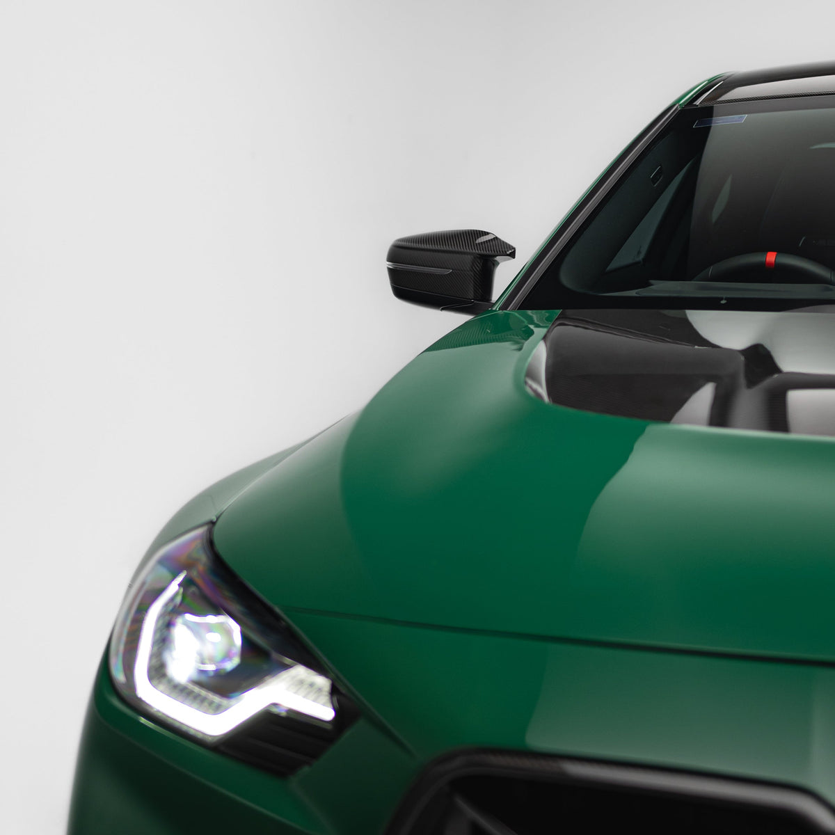 M-Performance Style Pre Pregged Dry Carbon Fiber Mirror Caps for BMW M240i G42 / M340i LCI /M2 G87 / M3 G80 G81 / M4 G82 G83 2020+