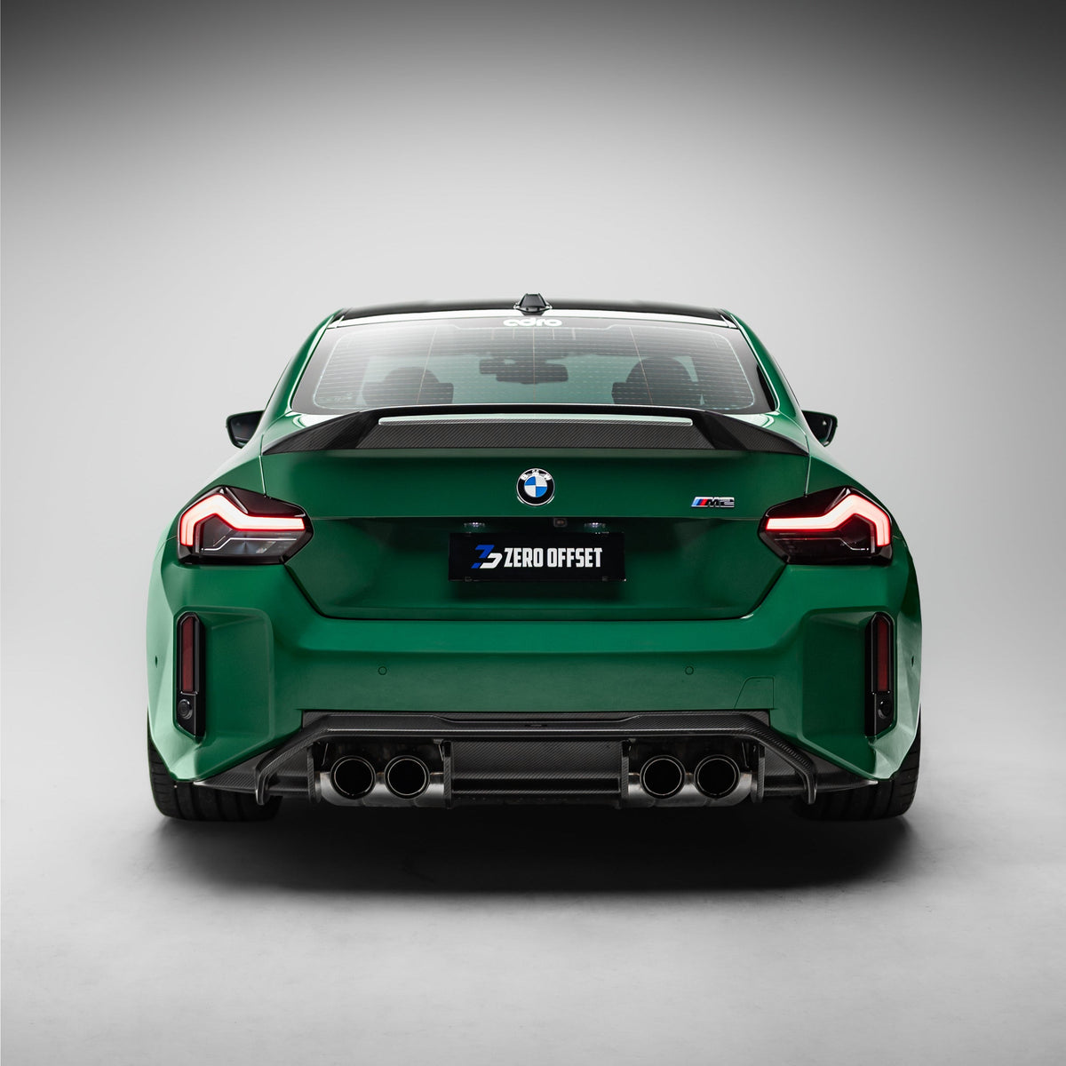 BMW G87 M2 Carbon Fiber Rear Diffuser V2
