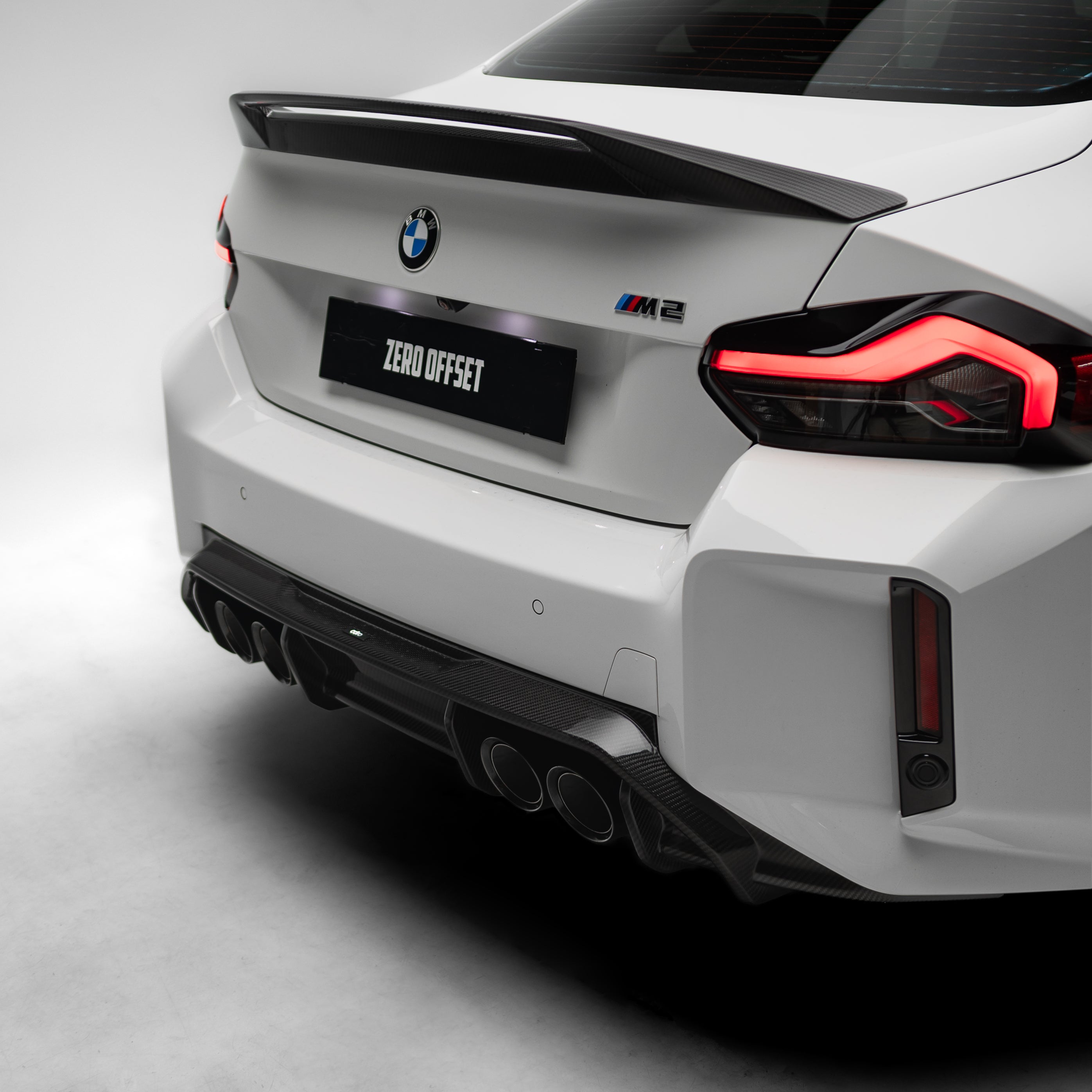BMW G87 M2 Carbon Fiber Rear Diffuser V2