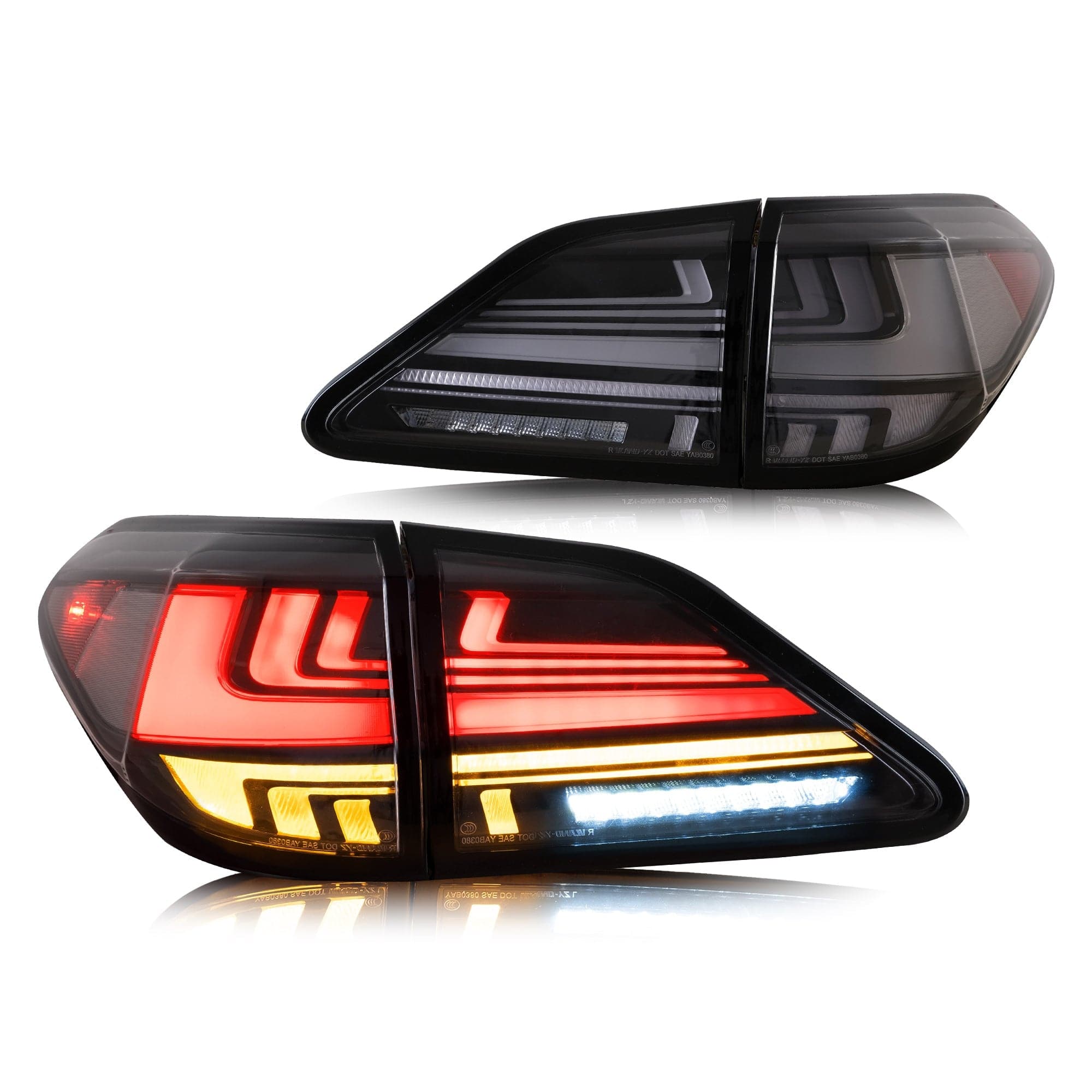 2009-2014 LEXUS RX270 RX330 RX350 RX450H LED DYNAMIC TAIL LIGHTS - iilumolab