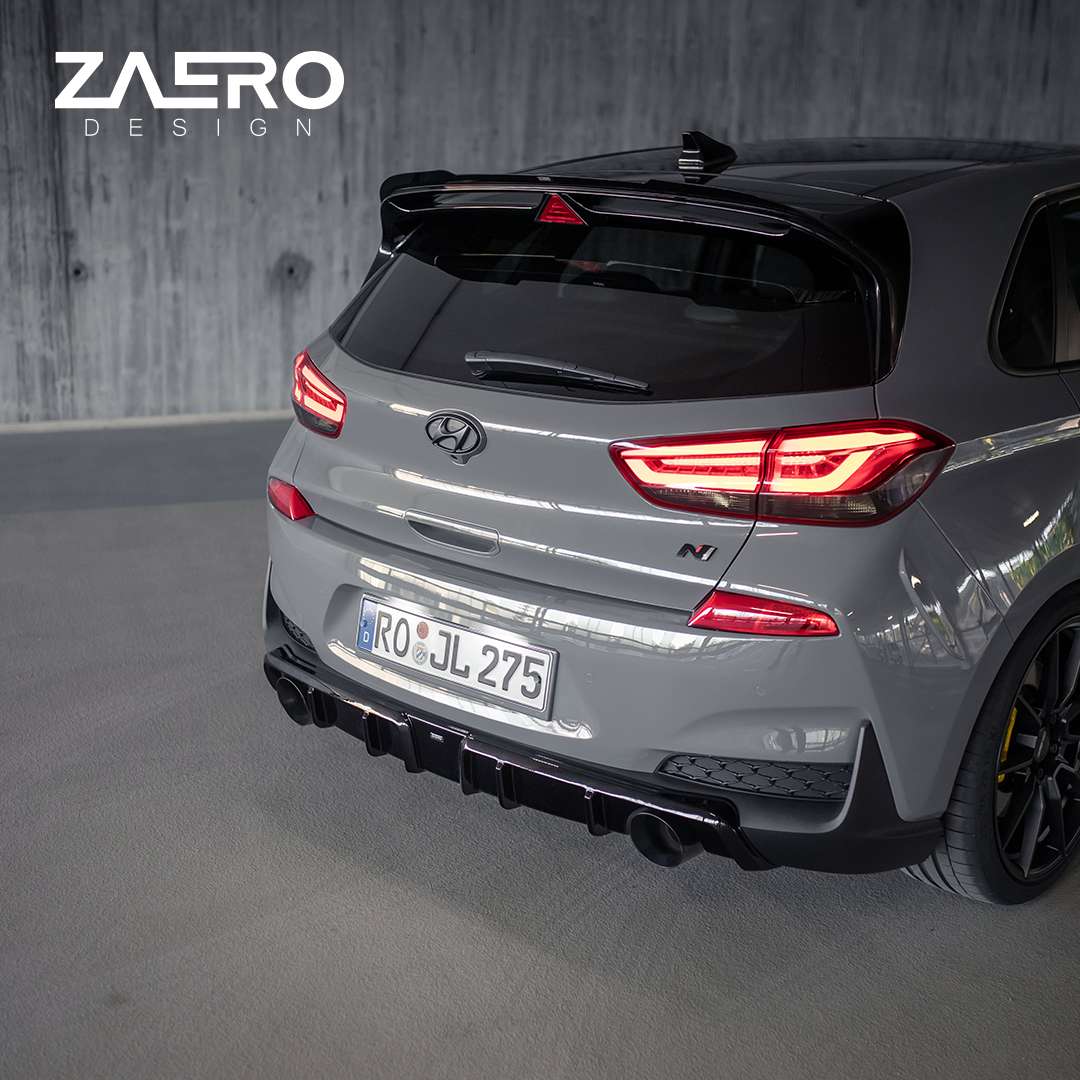 EVO-1 Rear Spoiler Extension for Hyundai i30N Hatchback 2018+