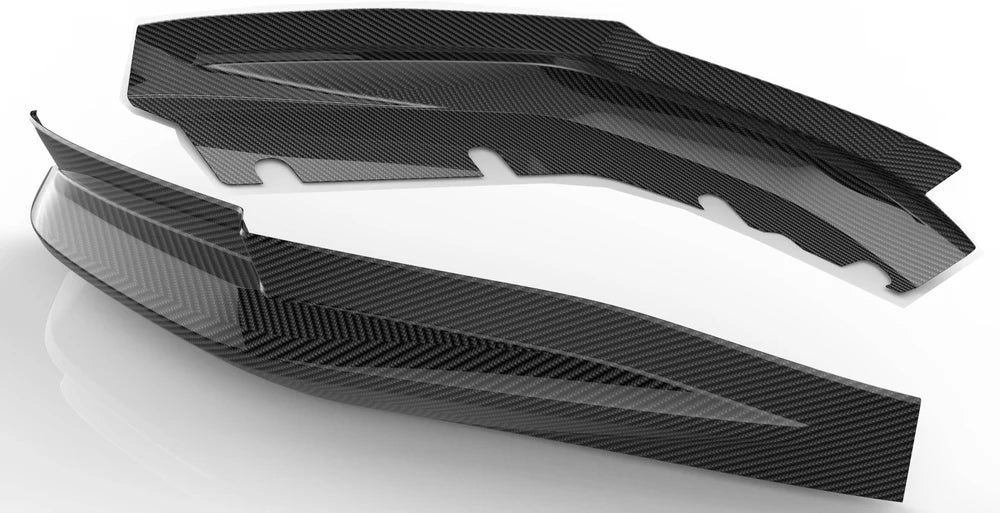 OEM Style Pre Pregged Dry Carbon Rear Winglets for BMW M3 G80 G81 20+ - iilumolab