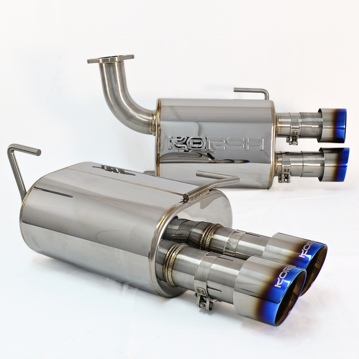 Korsh Catback Exhaust for Subaru WRX STI 2015-2021 - Stainless Steel with Titanium Tips