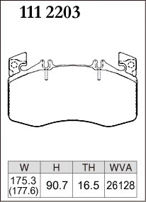 DIXCEL Front Brake Pads for Mercedes-AMG A45S (W177)