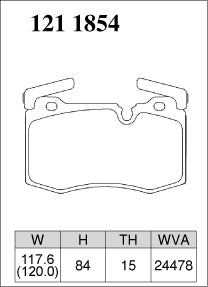 DIXCEL Front Brake Pads for Mini John Cooper Works (R56) - JCW Brembo Brake