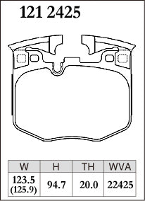 DIXCEL Front Brake Pads for BMW M340i (G20) / M240i (G42) / M440i (G22) / Toyota GR Supra (A90)