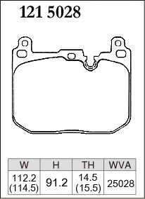 DIXCEL Front Brake Pads for BMW M135i (F40) / M235i (F44) / X2 M35i (F39) / MINI JCW - iilumolab