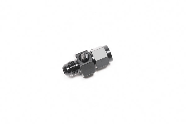 Radium Engineering 14-0148-06 Inline 6AN Male to 6AN Female Fitting with 1/8" NPT Port