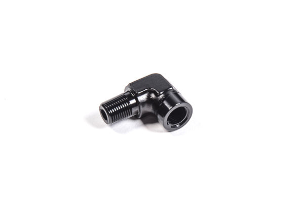 Radium Engineering 1/8" NPT Male to Female 90 Degree Fitting