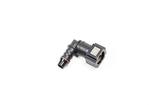 Radium Engineering 14-0586 5/16" SAE Female to 90° 3/8" Barb Fitting