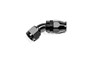 Radium 10AN Hose End, 45°, PTFE, Black
