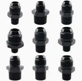 Radium Engineering AN Male to NPT Male Straight Fittings