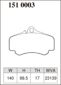 DIXCEL Front Brake Pads for Porsche 911 (996) Carrera 4S / Turbo / GT3 - iilumolab