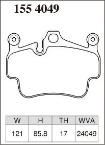 DIXCEL Front Brake Pads for Porsche 911 (996/997) / 911 Turbo / GT3 / Boxster S (986/987) - iilumolab