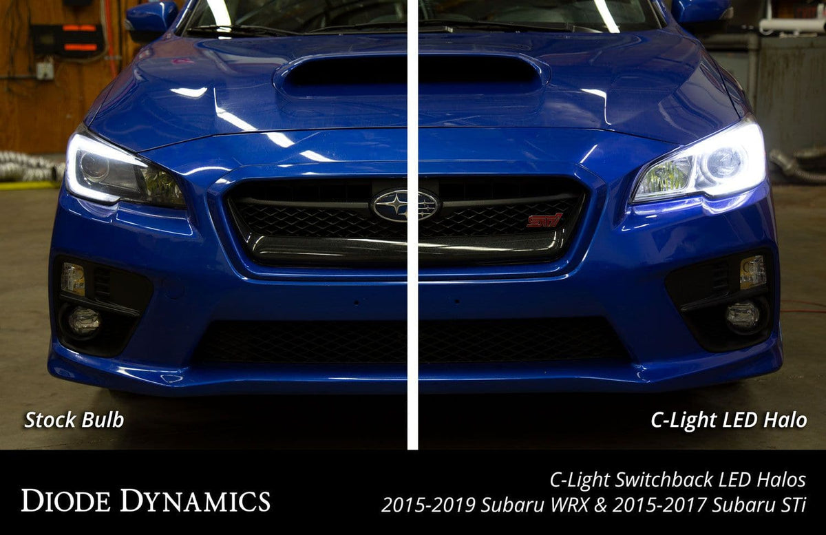 2015-2020 SUBARU WRX/STI C-LIGHT Switchback LED HALOS - iilumo