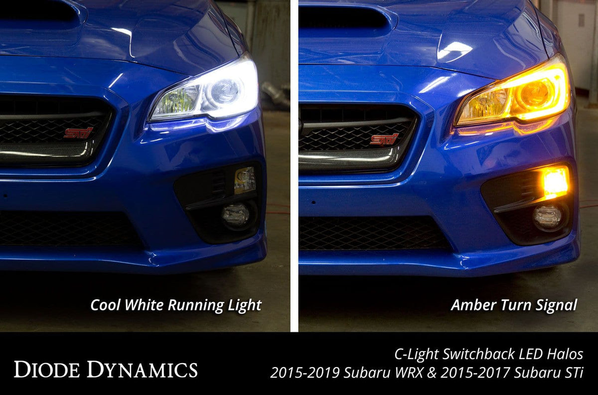 2015-2020 SUBARU WRX/STI C-LIGHT Switchback LED HALOS - iilumo