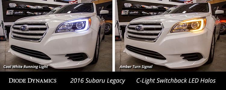 2015-2019 SUBARU LIBERTY C-LIGHT Switchback LED HALOS - iilumo