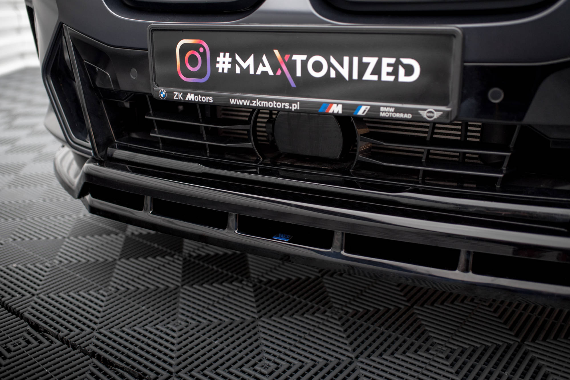 Maxton Design Front Splitter BMW X3 M-Pack G01 Facelift / iX3 M-Pack G08 Facelift